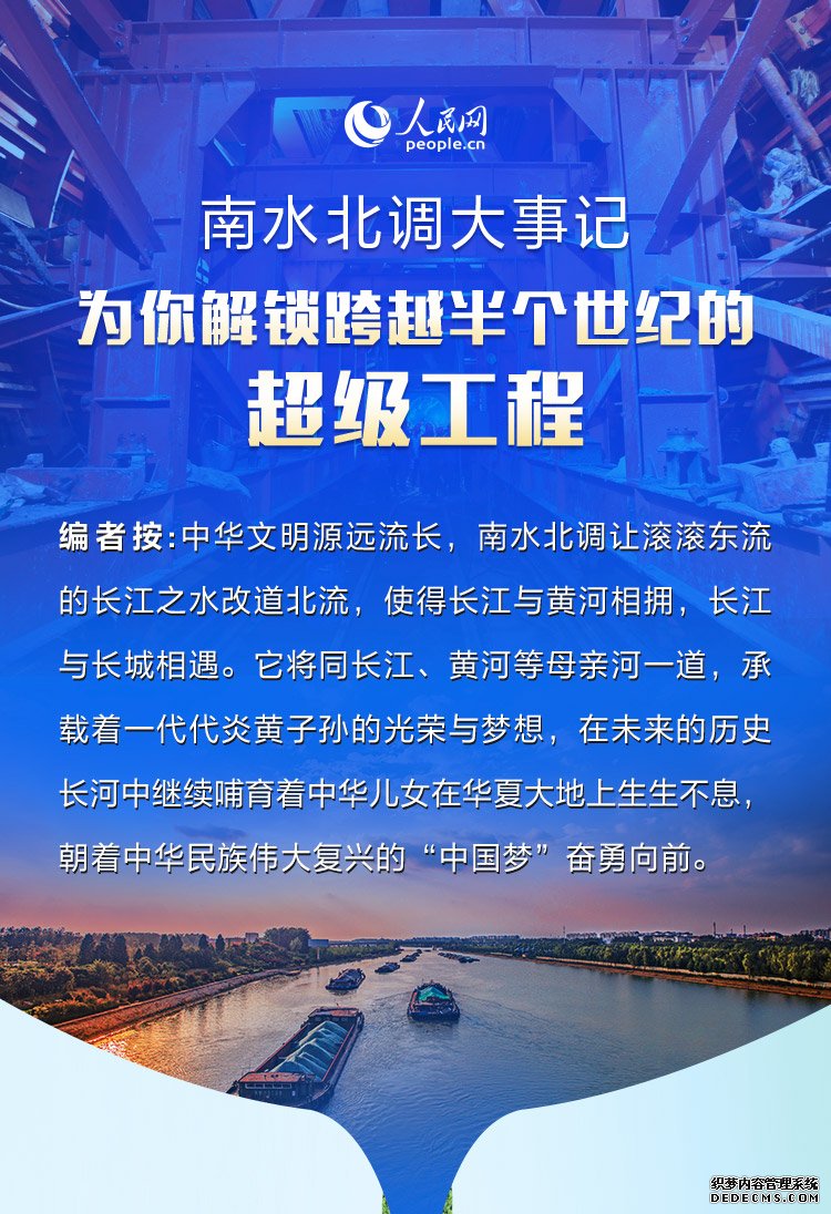 南水北调大事记为你解锁跨越半个世纪的超级工程