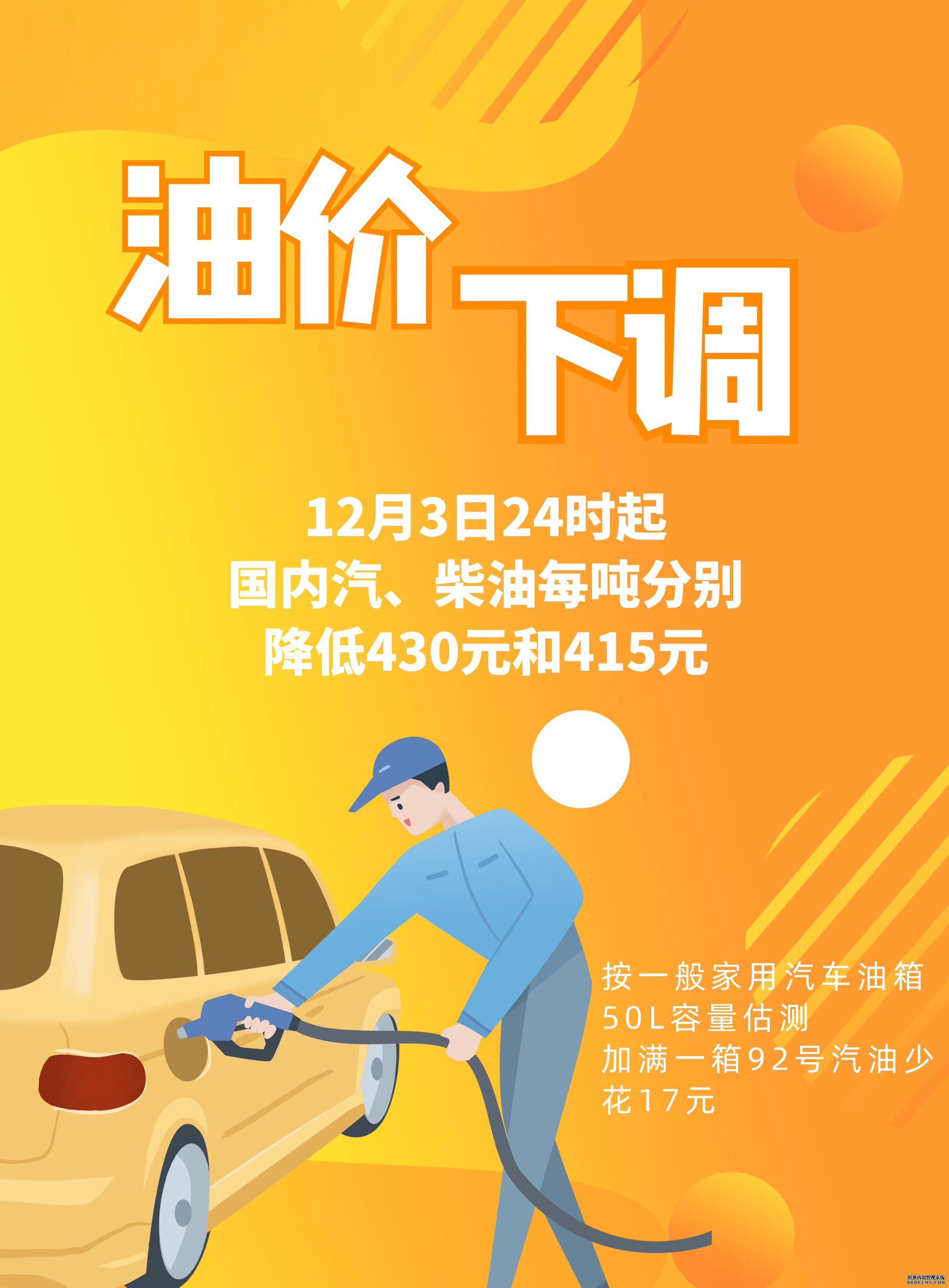 今夜油价迎年内最大降幅！加满一箱少花17元