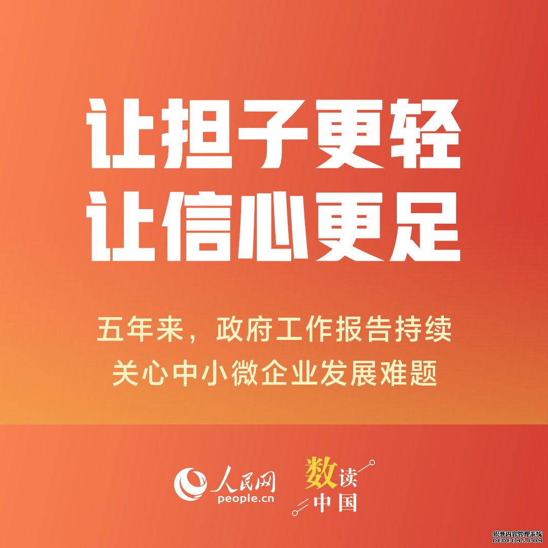 @中小微企业你的急难愁盼，政府工作报告连续五年有回应