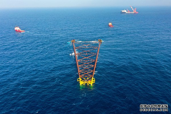 助力油气增储上产亚洲第一深水导管架“海基一号”海上安装就位