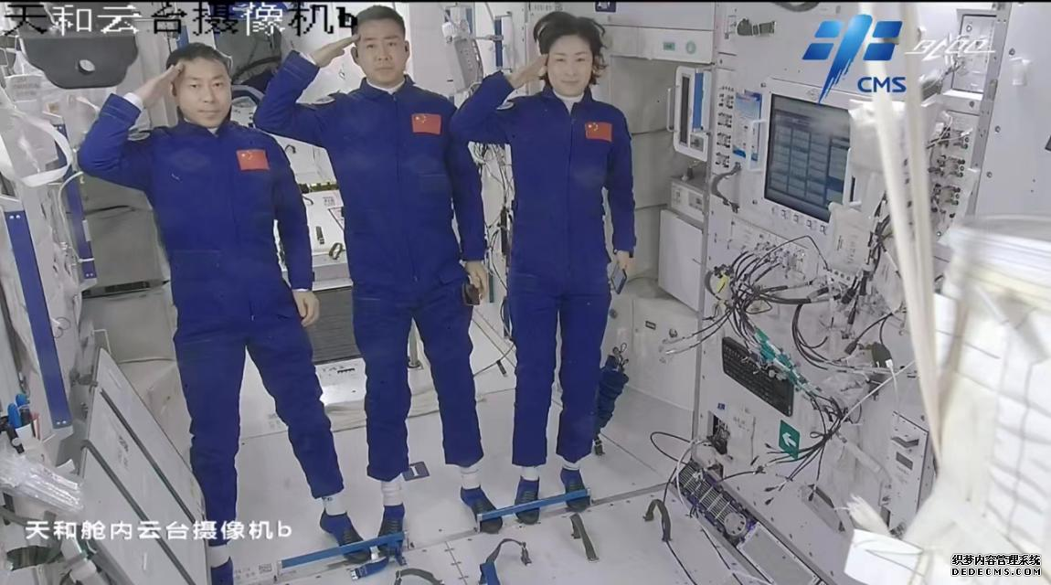 航天员入驻中国空间站“太空家园”一年啦！