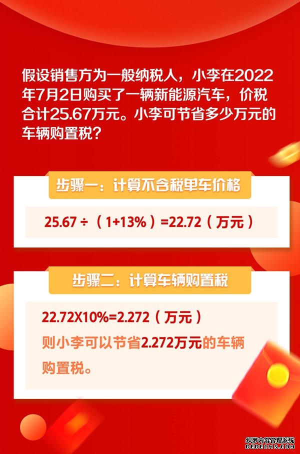 @购车族：新能源汽车购置税继续免征快来查收政策红包