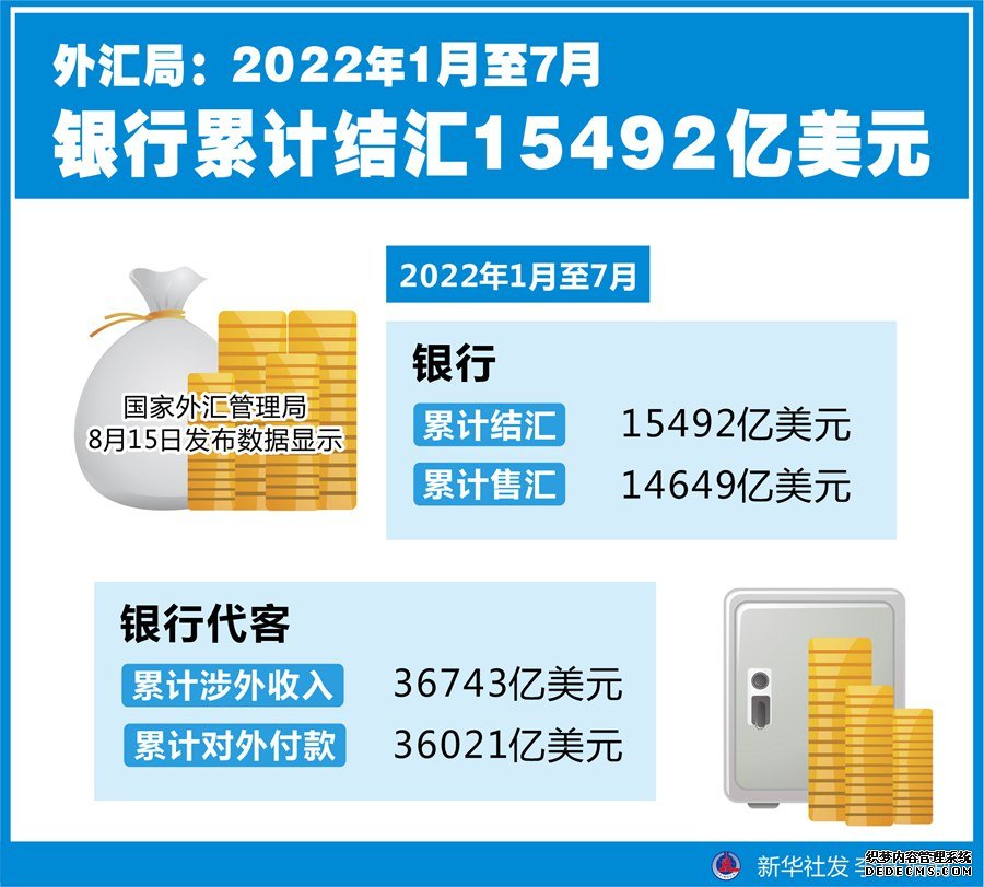 外汇局：7月我国外汇市场运行总体平稳