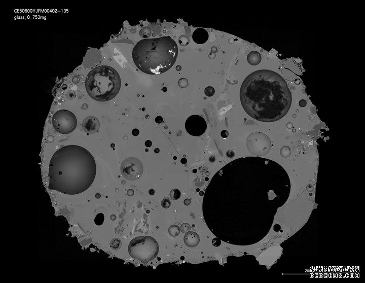 换个方式赏月：中国科学家展现嫦娥五号月壤微观之美