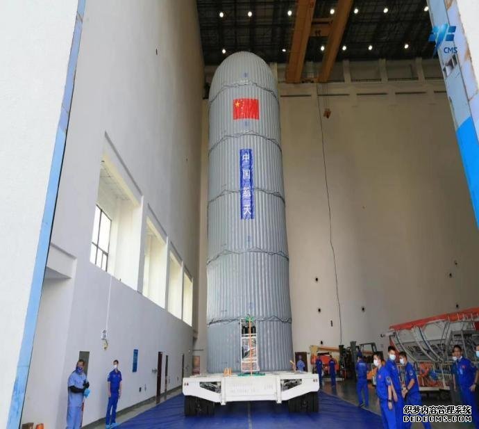 图为梦天实验舱 来源：中国载人航天工程办公室