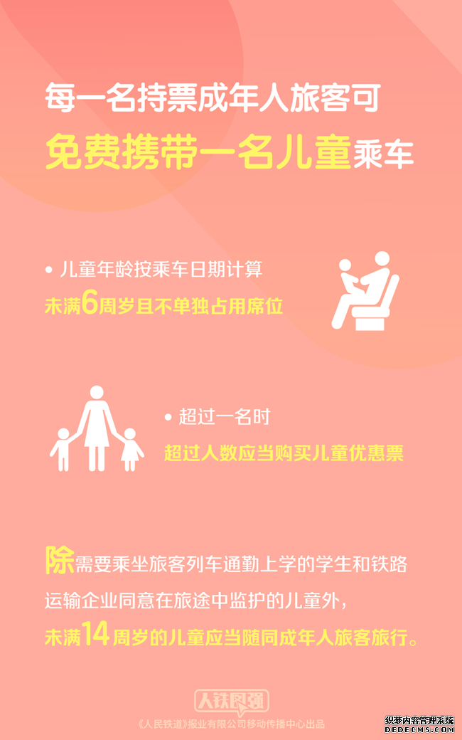 中国铁路：2023年1月1日起购买铁路儿童票有新变化