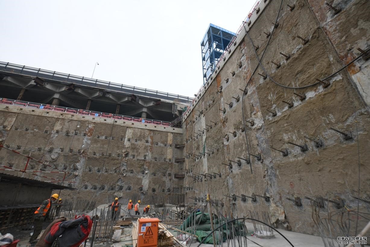 春节不停工中建一局城市副中心站综合交通枢纽工程建设冲刺“开门红”