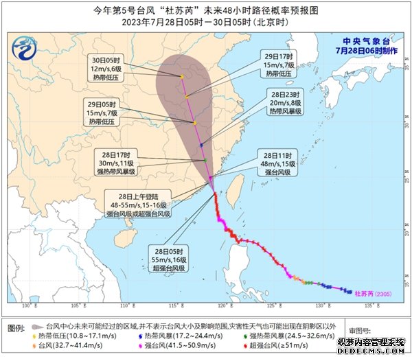 杜苏芮卡努双台风最新消息：最新台风路径实时发布系统