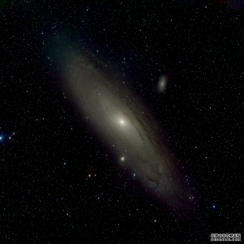 墨子巡天望远镜拍摄的仙女座星系。中国科学院供图