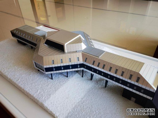  这是中国极地研究中心展示的罗斯海新站模型。新华社记者 张建松 摄