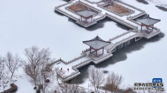 银川迎来今冬首场降雪