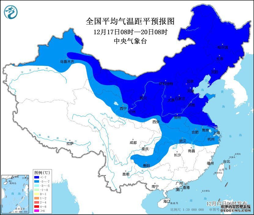 我国大部地区气温将持续偏低 南方有雨雪天气