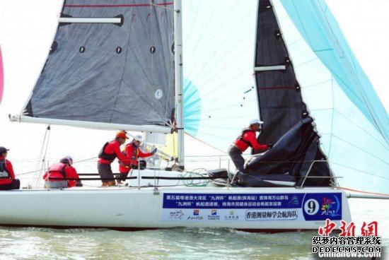第五届粤港澳大湾区“九洲杯”帆船赛珠海开赛