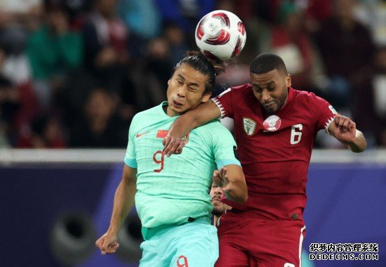 亚洲杯中国男足不敌卡塔尔队