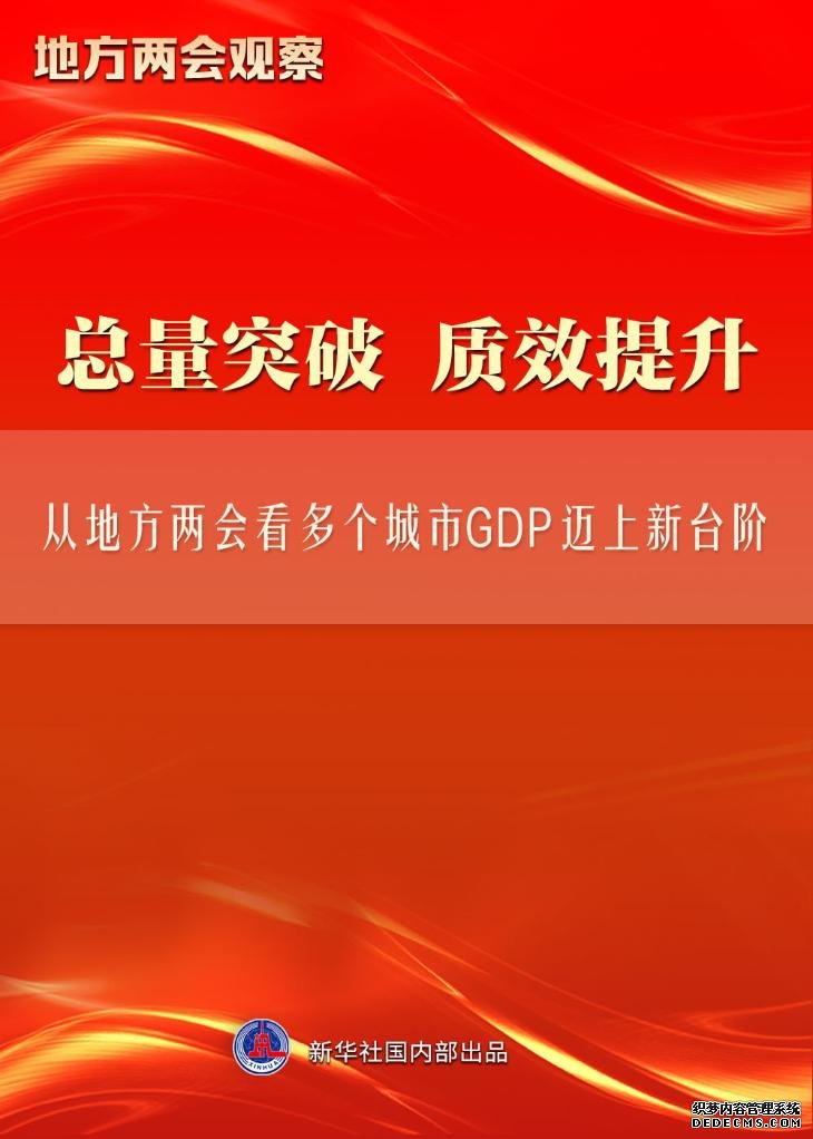 地方两会观察丨总量突破 质效提升——从地方两会看多个城市GDP迈上新台阶