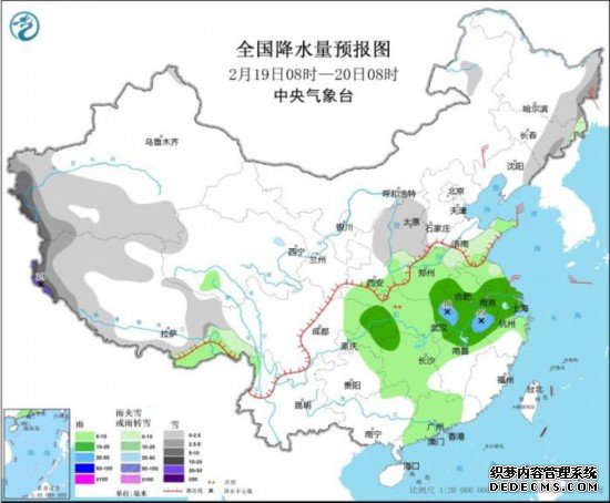 寒潮将影响我国大部地区 中东部地区将有明显雨雪天气