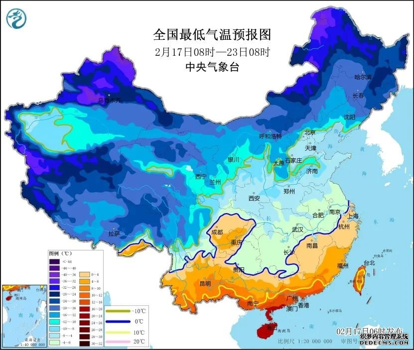 寒潮强势来袭 三预警齐发！全国最新天气预报