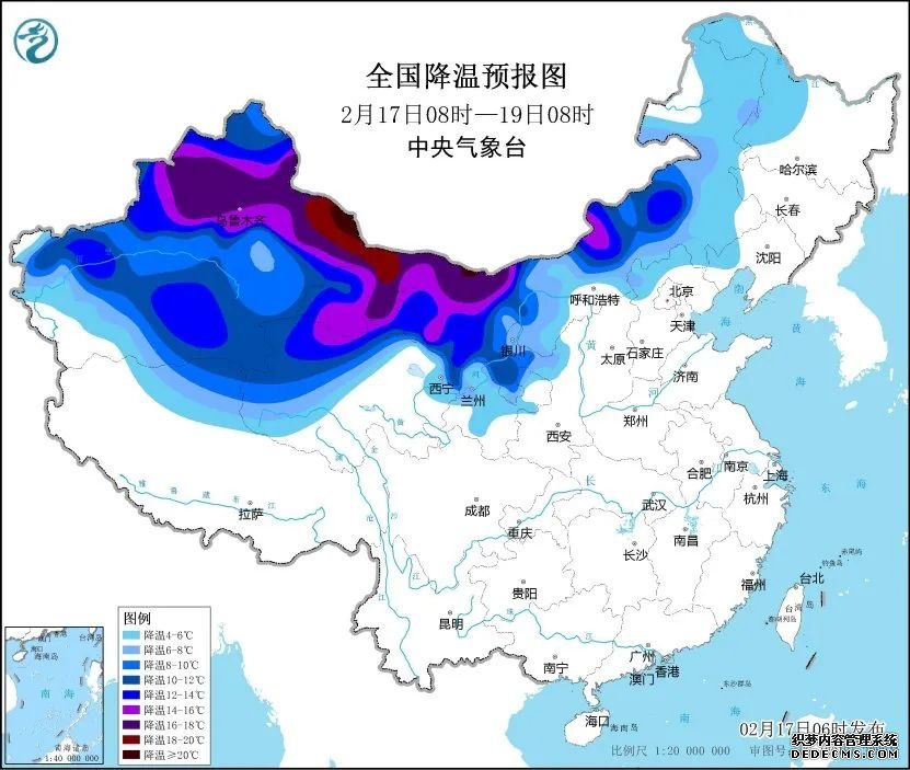 寒潮强势来袭 三预警齐发！全国最新天气预报