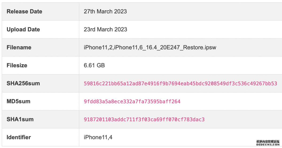 iPhone XS Max开放iOS16.4签名验证通道 可降级