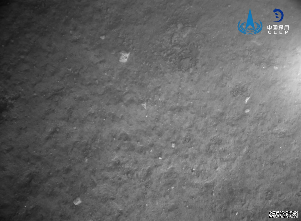 嫦娥六号着陆器降落相机拍摄影像图3。（国家航天局供图）