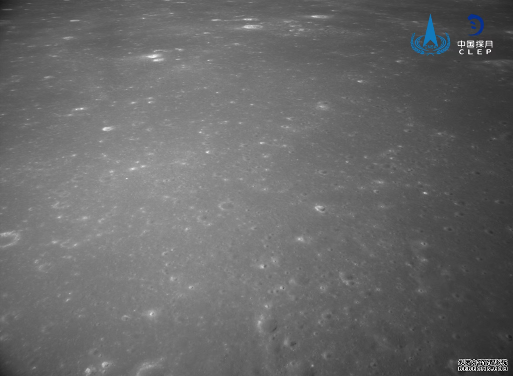 嫦娥六号着陆器降落相机拍摄影像图2。（国家航天局供图）