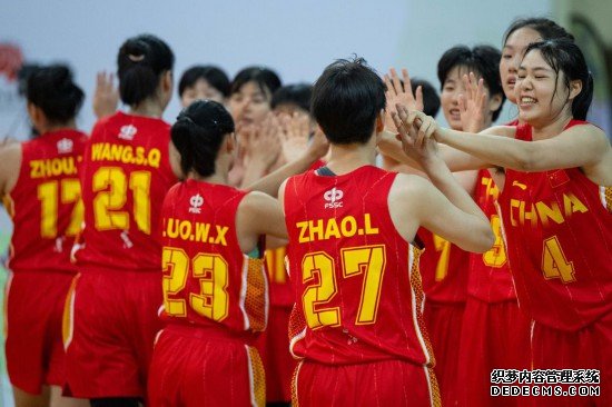 中国女队夺得世界中学生篮球锦标赛冠军
