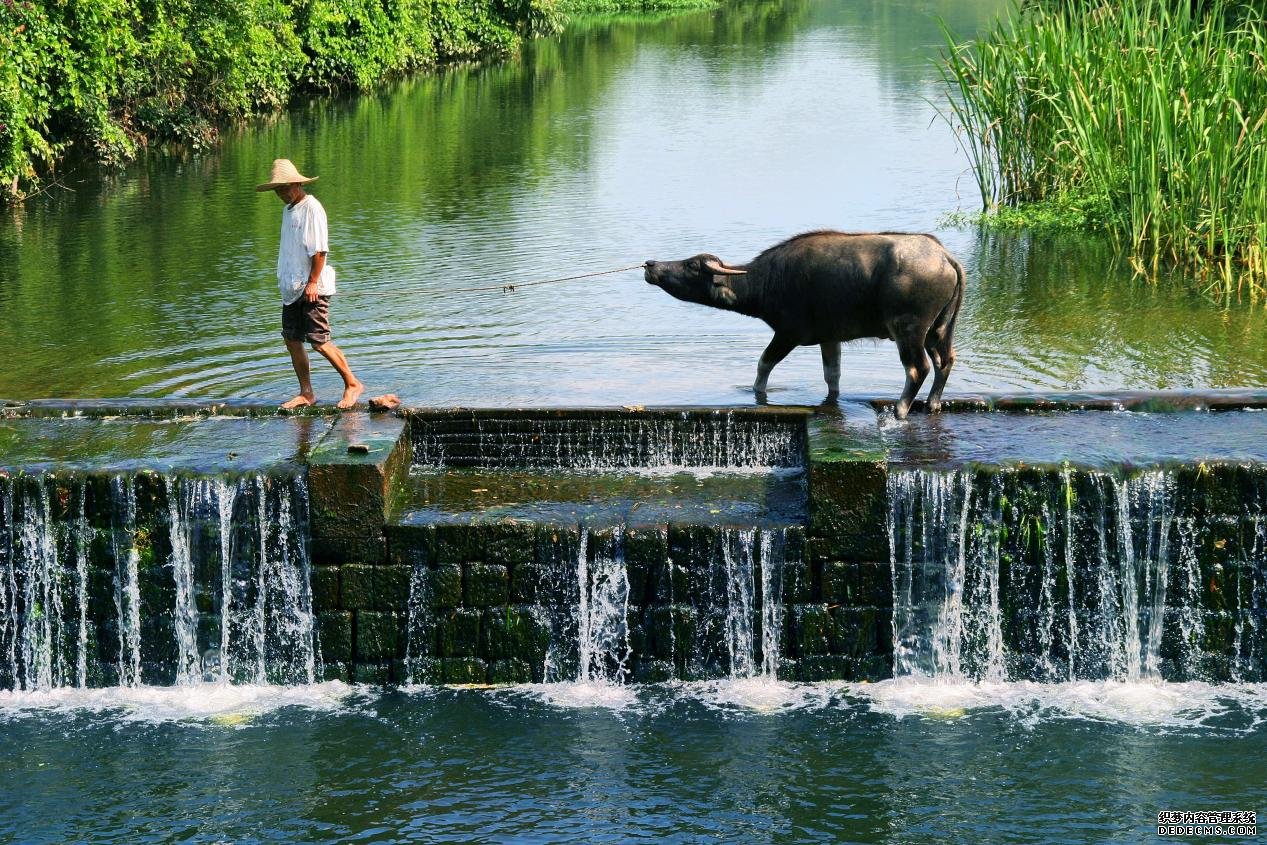 徽州堨坝。 水利部供图