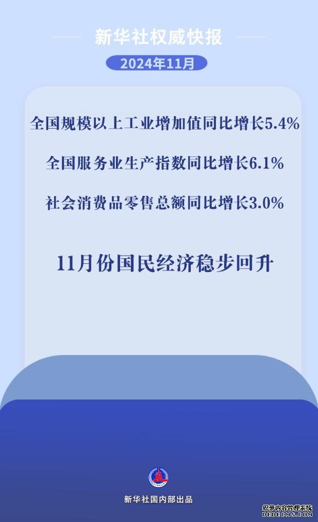 11月份国民经济延续回升态势